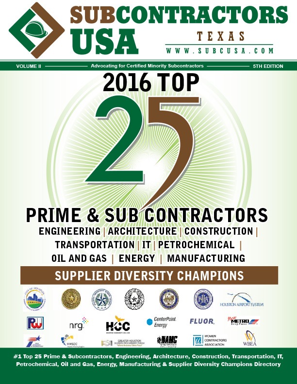 2016 Prime Contractors
