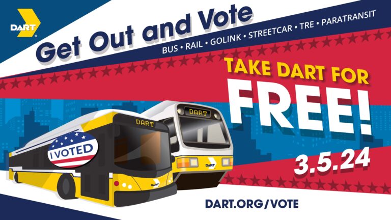 DART to Provide Free Rides to Vote on Election Day