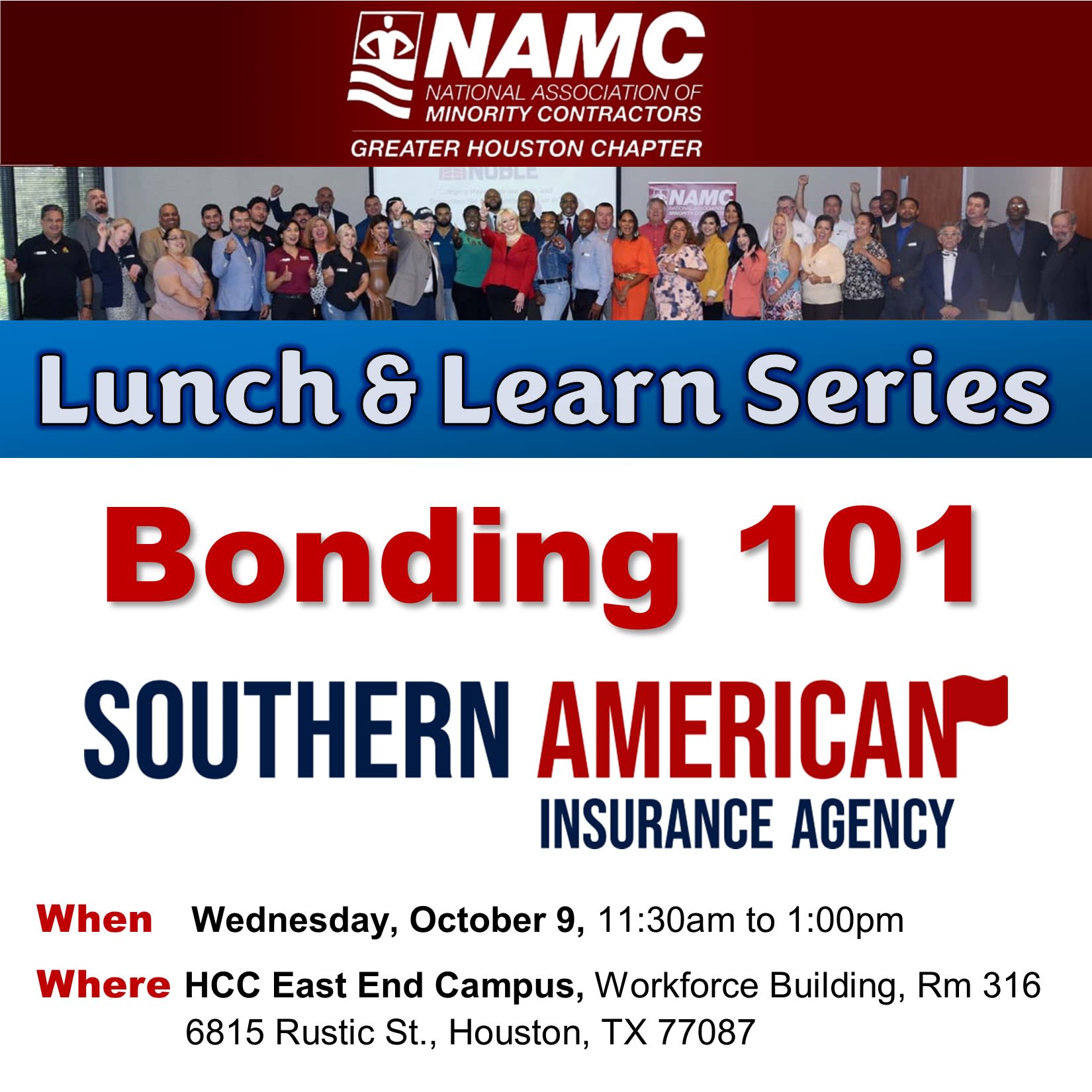 Don't miss our next Lunch & Learn - Bonding 101 - Wednesday Oct 9 at 11:30AM