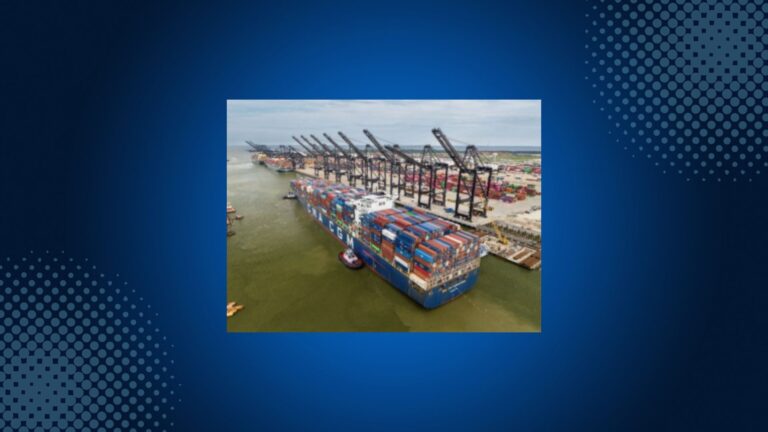 Port Houston Handles Largest Container Vessel to Date