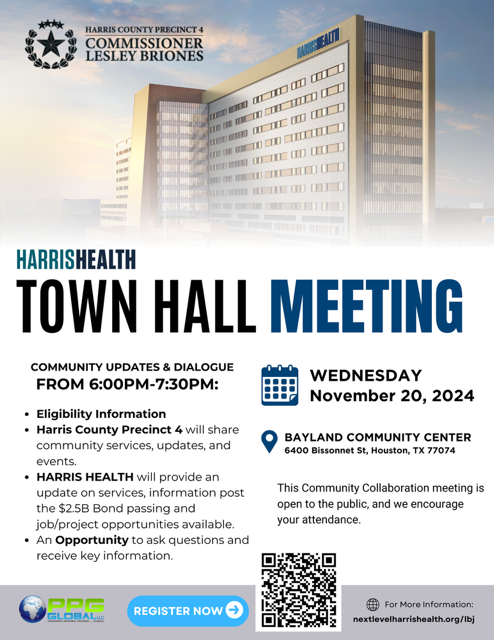 Harris Health Town Hall Meeting