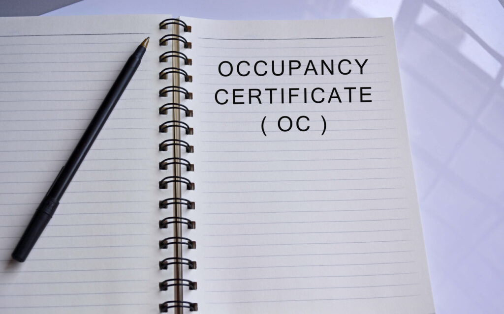 occupancy certificate