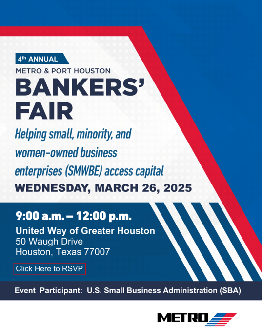 4th Annual METRO & Port Houston Banker's Fair