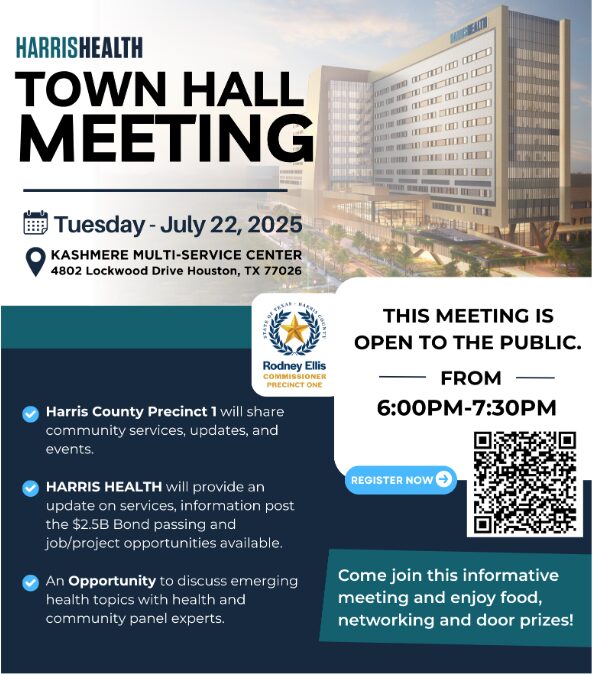 Harris Health Town Hall Meeting - Harris County Precinct 1