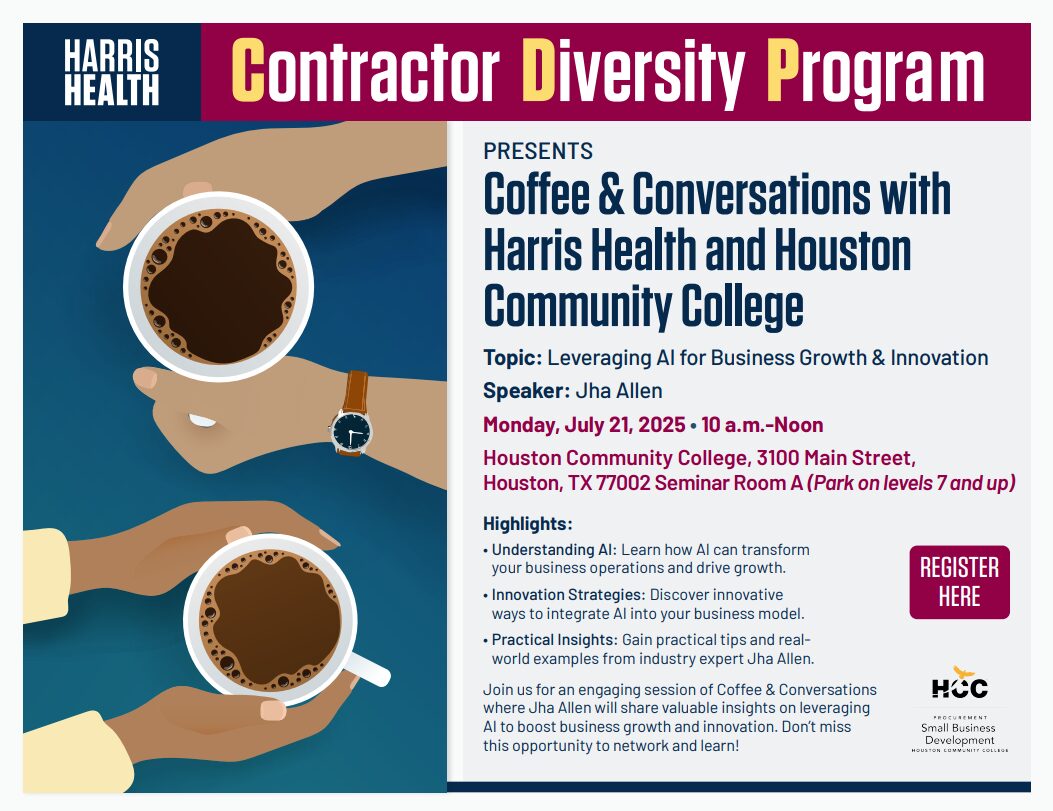 Coffee & Conversations with Harris Health and HCC