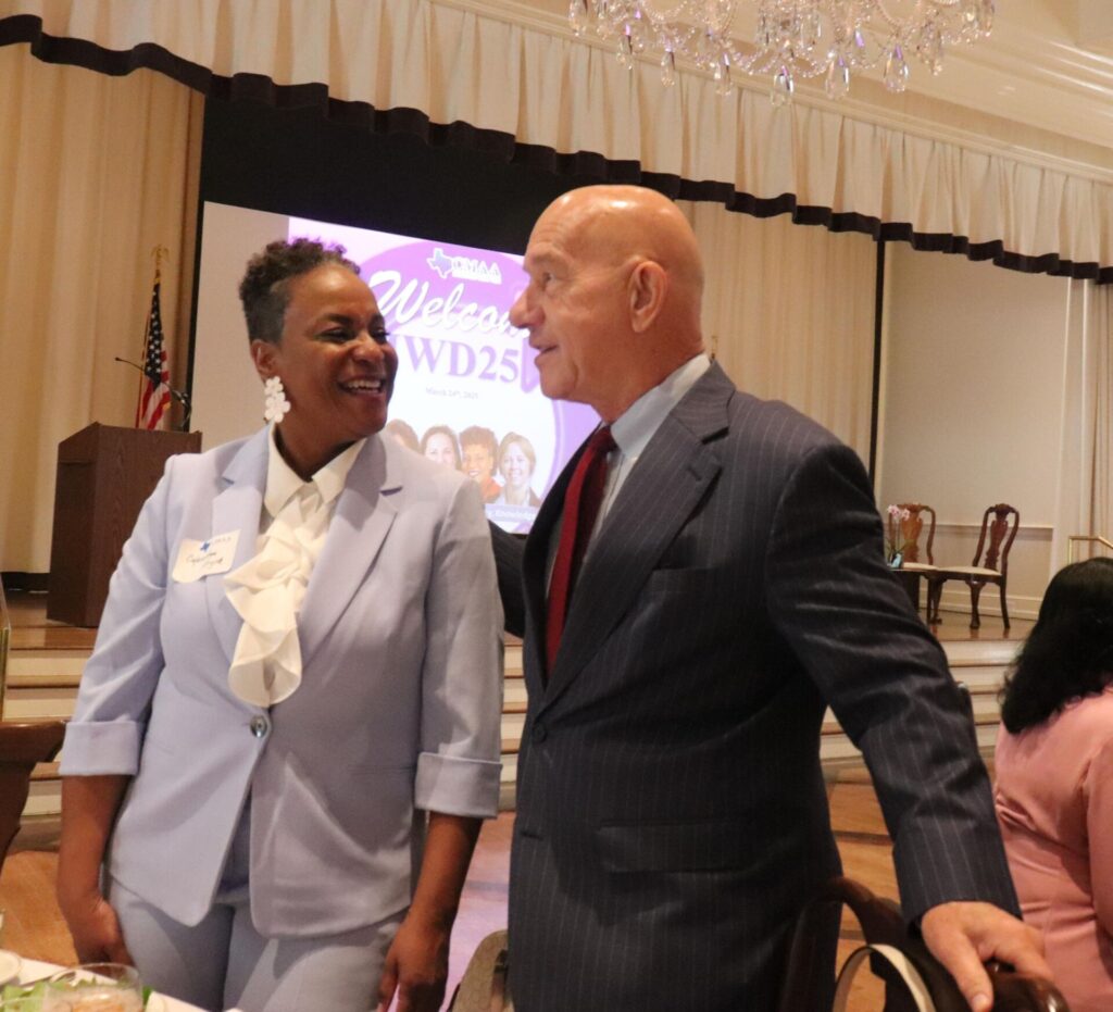 Lifting Houston’s Office of Business Opportunity: Cylenthia Hoyrd's 2026 Vision for Business Growth 3 Cylenthia Hoyrdn and Mayor John Whitmore.