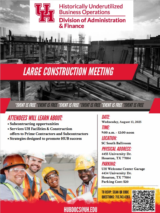 Free UHS HUB Large Construction Meeting