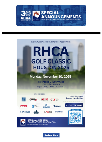 Sugar Land, TX - RHCA Golf Classic Houston 2025 1 RHCA Golf Classic Houston 2025