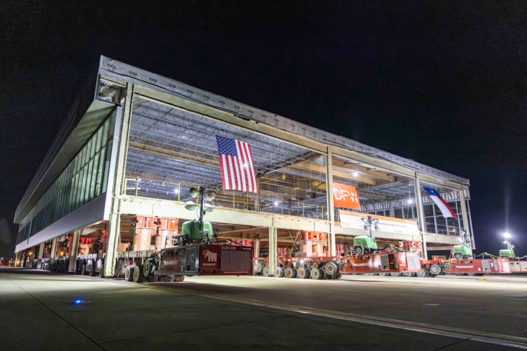DFW Airport Completes Terminal F Module Moves as Sixth Terminal Takes Shape 6 DFW Terminal F Module Move 3