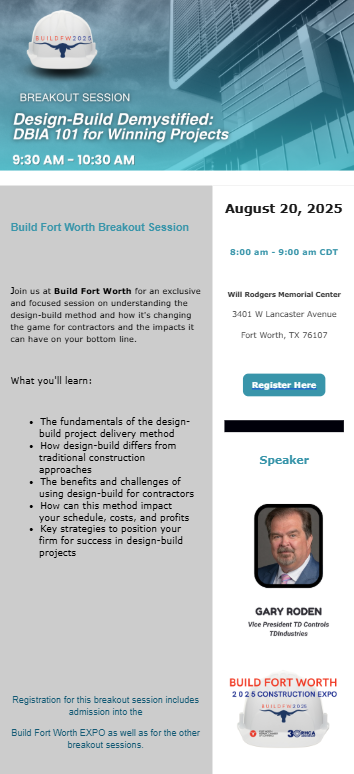 Regional Hispanic Contractors Association - Design Demystified: DBIA 101 for Winning Projects