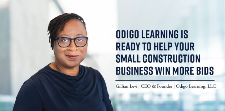 Gillian Levi and Odigo Learning Are Ready to Help Your Small Construction Business Win More Bids