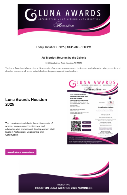 Houston, TX - RHCA Luna Awards 2025 1 RHCA LUNA Awards