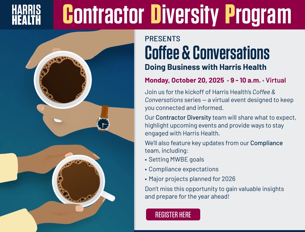 October Coffee & Conversations - Doing Business with Harris Health