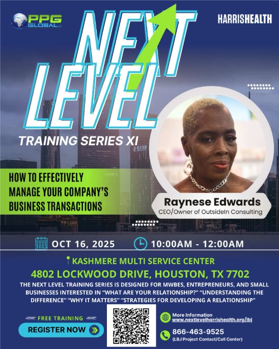 Houston, TX - How to Effectively Manage Your Company's Business Transactions 1 Next Level Training Series XI