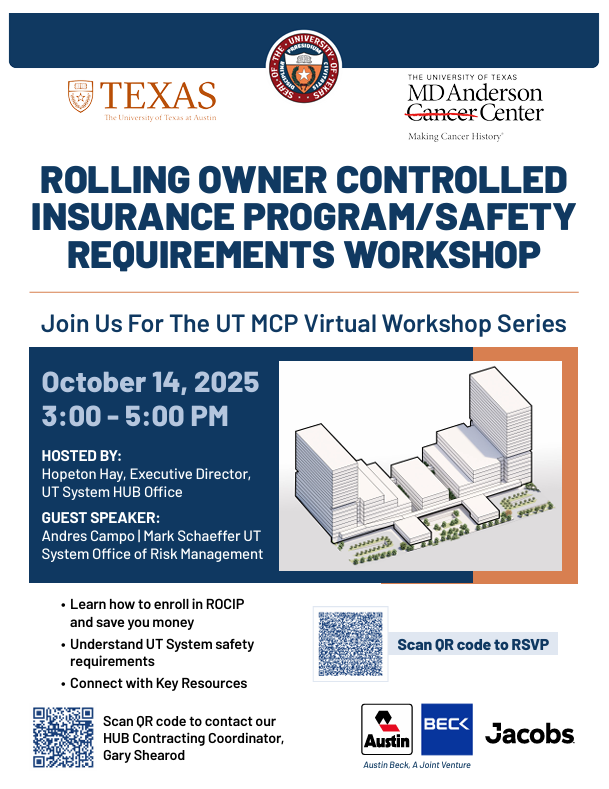 University of Texas MCP Virtual Workshop Series