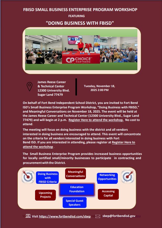 FBISD Small Business Enterprise Program Workshop