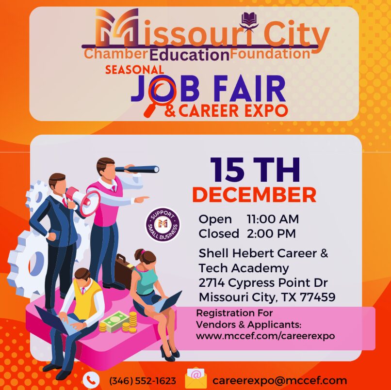 Missouri City, TX - Career Fair & Education Expo - Employers & Job Seekers Welcome 1 Missouri City Career Fair & Education Expo