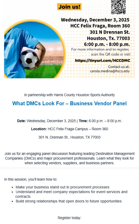 Houston City College Goal Scoring with DCMS