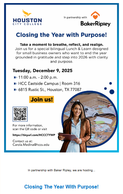 Houston City College - Closing the Year with Purpose