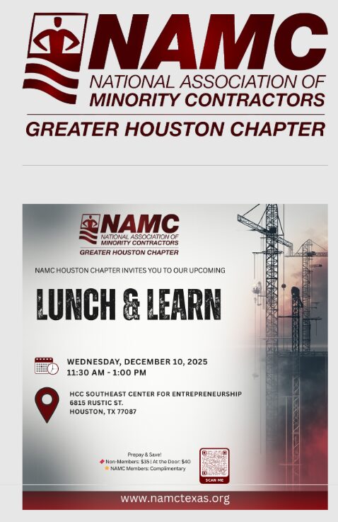 Houston, TX - NAMC Lunch & Learn 1 NAMC Lunch & Learn