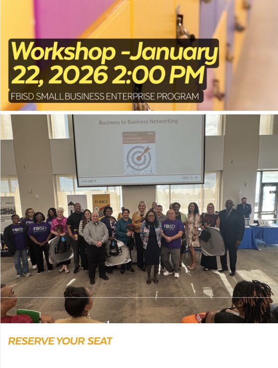 FBISD Small Business Enterprise Program Workshop