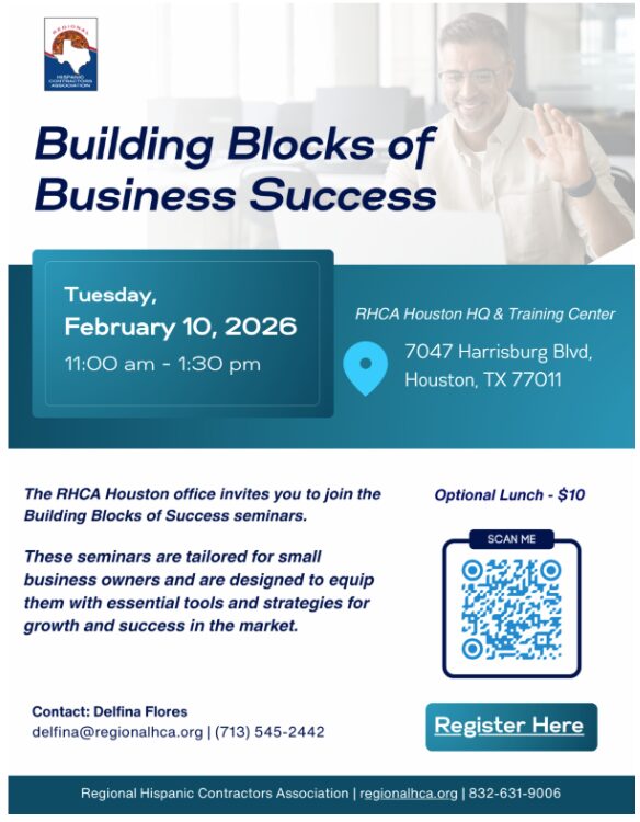 Houston, TX - RHCA Building Blocks of Success 1 RHCA Building Blocks of Success