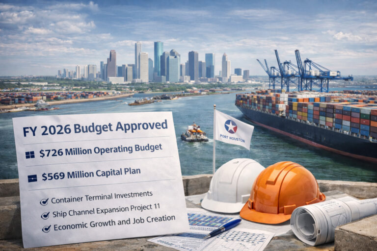Port Houston Fiscal Year 2026 Budget Approved