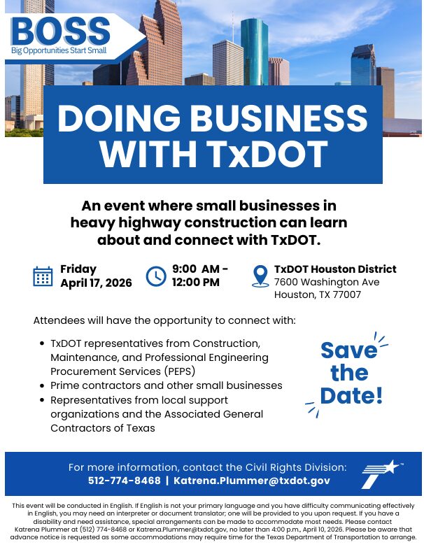 Doing Business with TxDOT