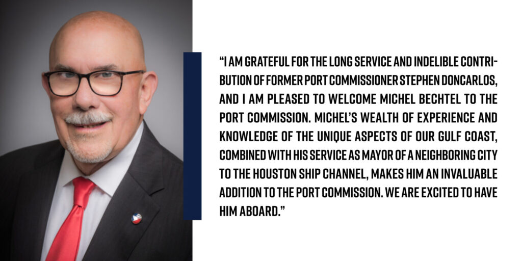 Michel Bechtel Appointed as New Port Commissioner 2 Michel Bechtel Appointed as New Port Commissioner