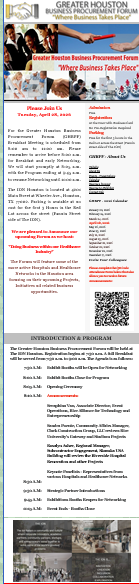 Greater Houston Business Procurement Forum