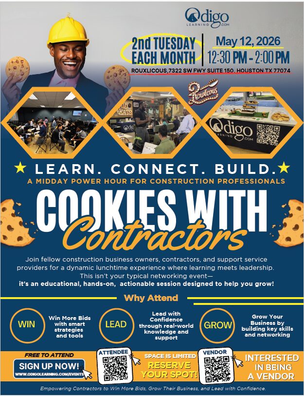 Houston, TX- Cookies with Contractors 1 COOKIES WITH CONTRACTORS