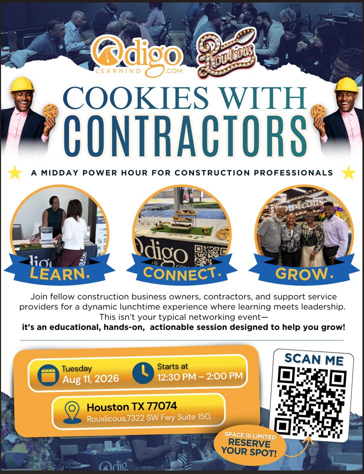 HOUSTON, TX- ODIGO LEARNING PRESENTS: COOKIES WITH CONTRACTORS 1 ODIGO LEARNING PRESENTS: COOKIES WITH CONTRACTORS