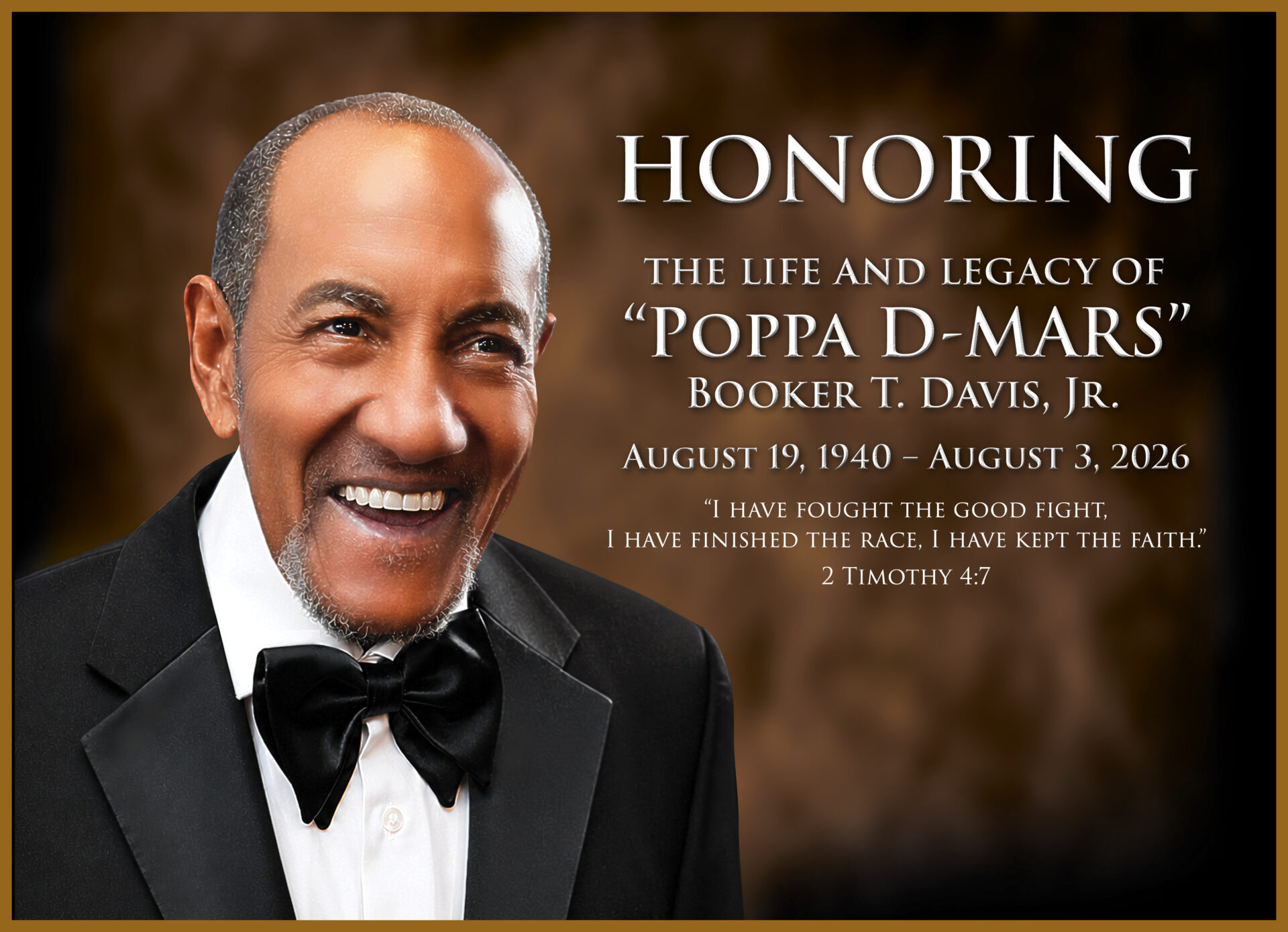 Honoring the life and legacy of Poppa D-MARS