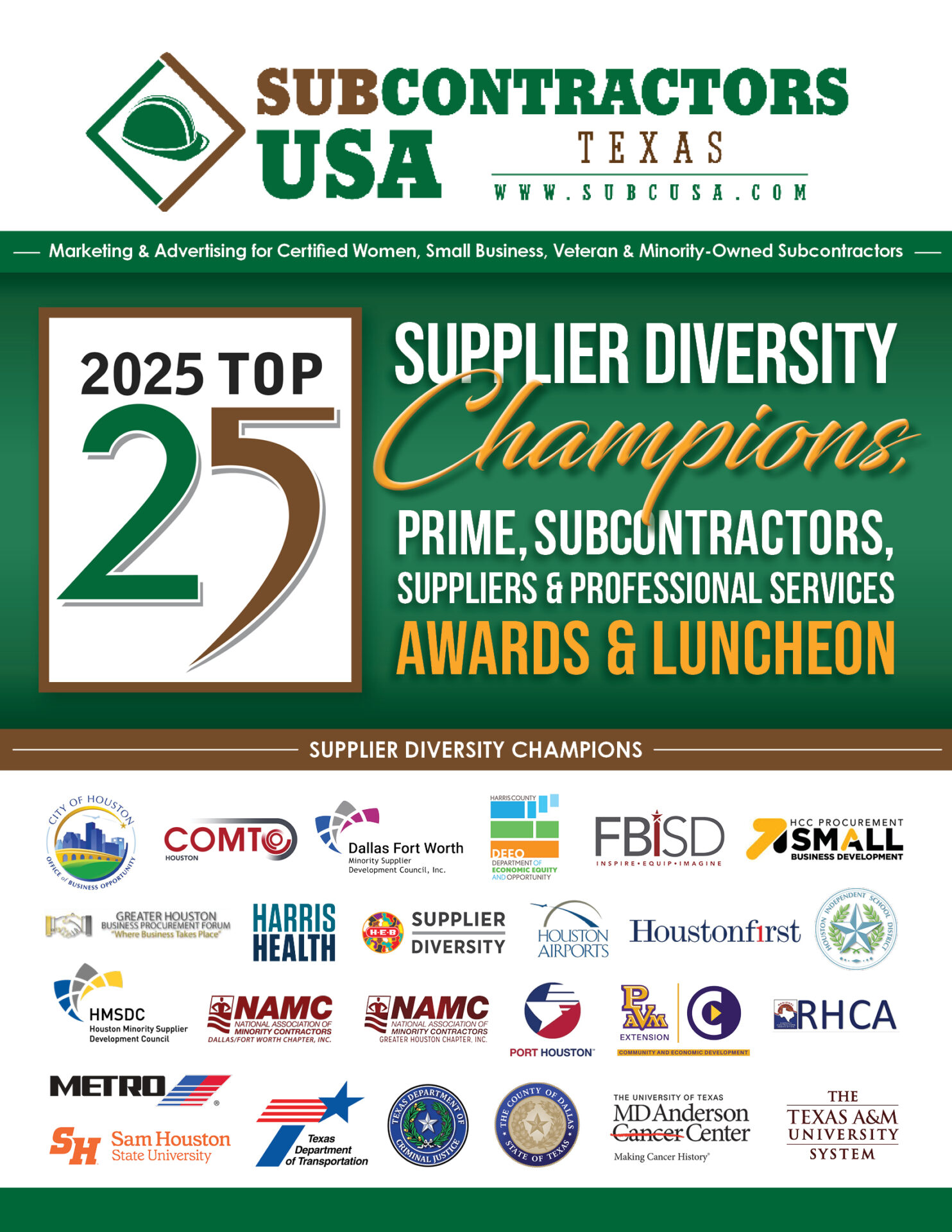 2025 Top 25 Agenda